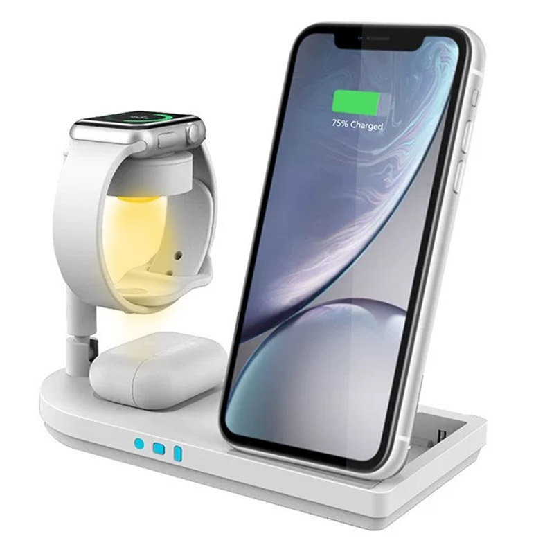 Smartwatch Ac - Foldable 3-in-1 Wireless Charger Stand With