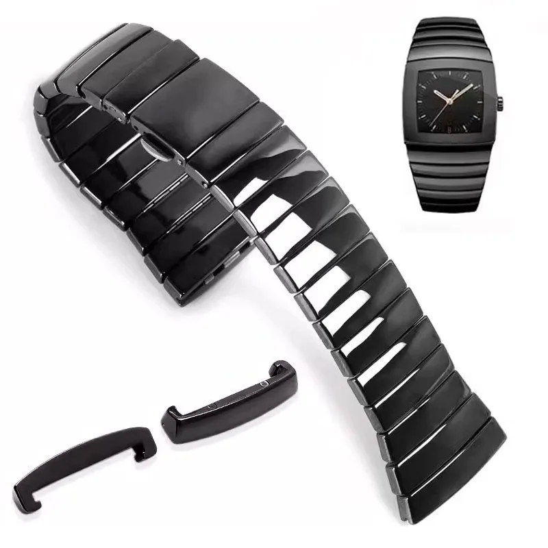 Ceramic Link Bracelet - Watch Band For Rado SINTRA Series