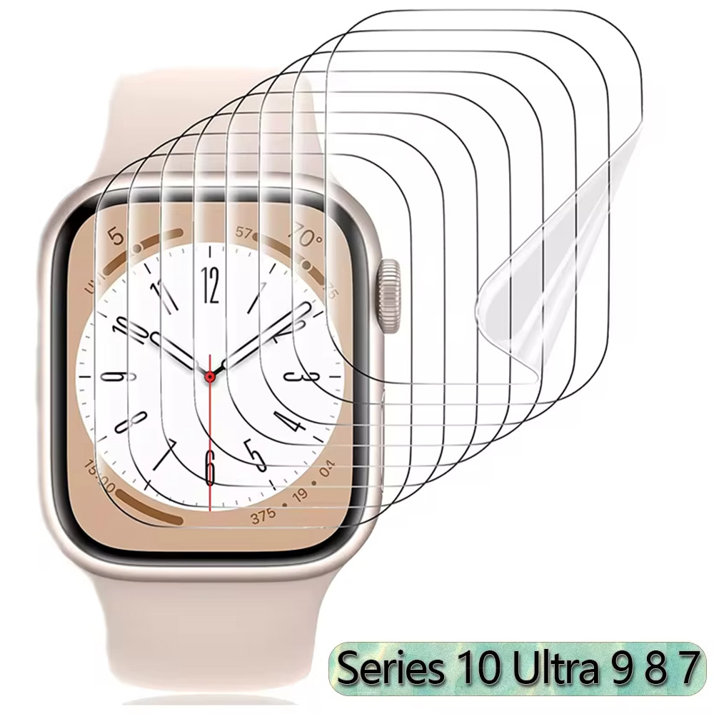 Watch Case Bumper - 2-5pcs Hydrogel Film For Apple Watch