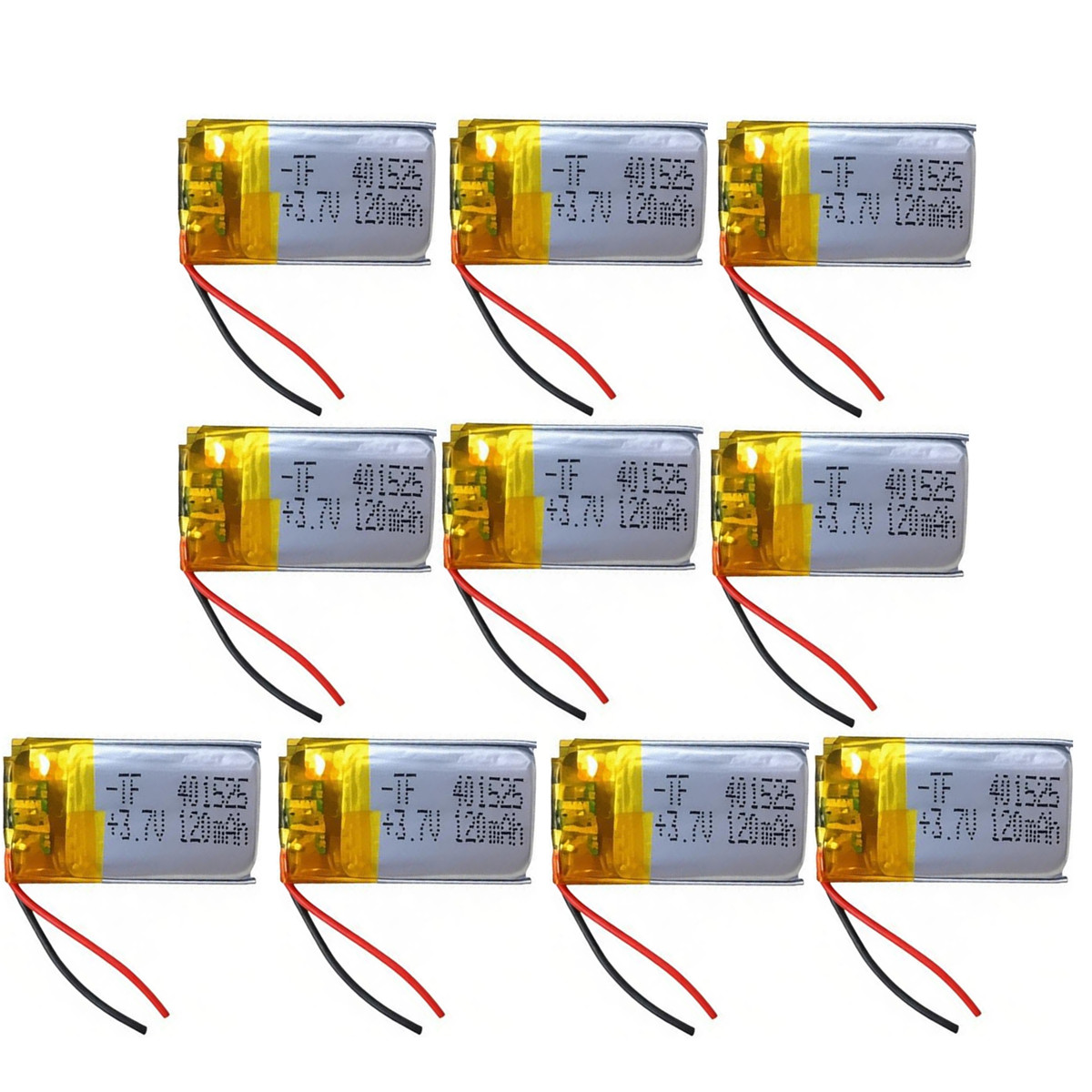 10PCS 3.7V 120mAh 401525 Lithi - Smartwatch Headset 评论和价格