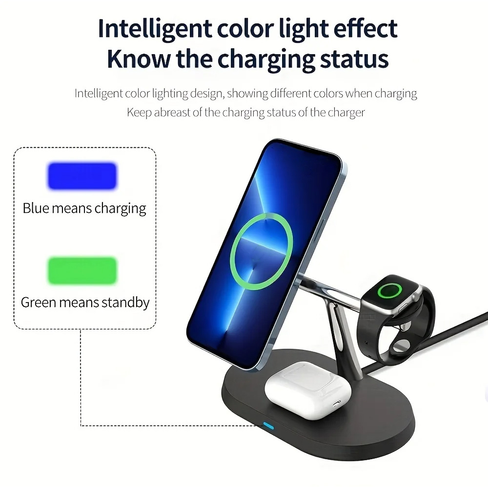 3 in 1 Magnetic Wireless Charg - Smartwatch Ac 评论和价格