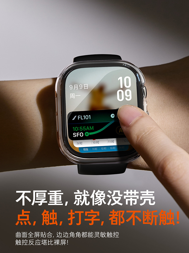 2pcs Tempered Glass Case For A - Smartwatch Case 评论和价格