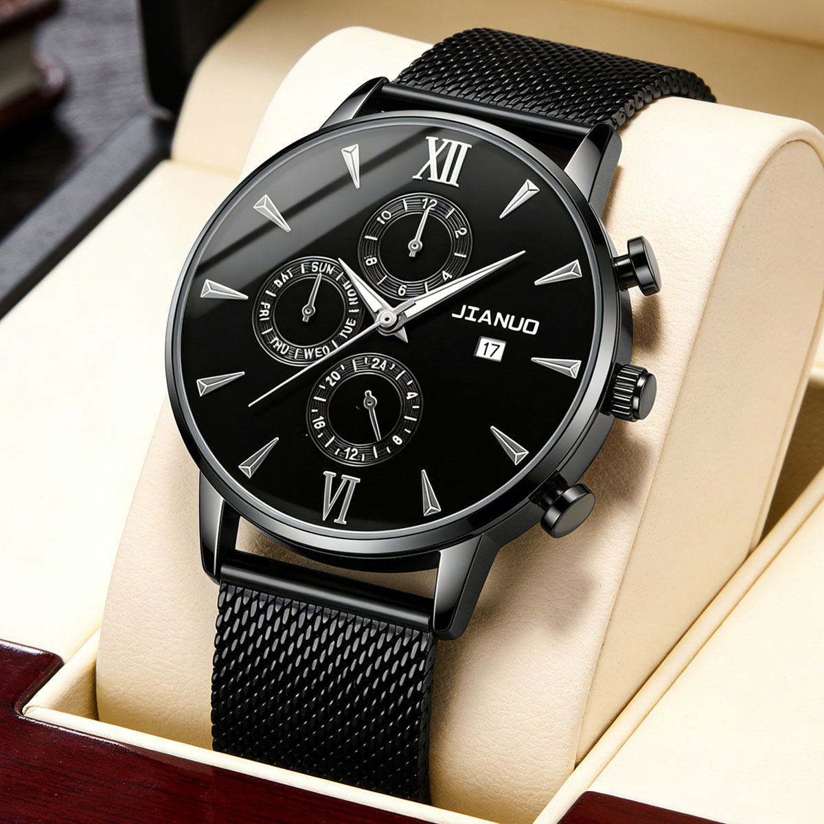 Trendy Casual Men's Milan Mesh - Stainless Mesh Band 评论和价格