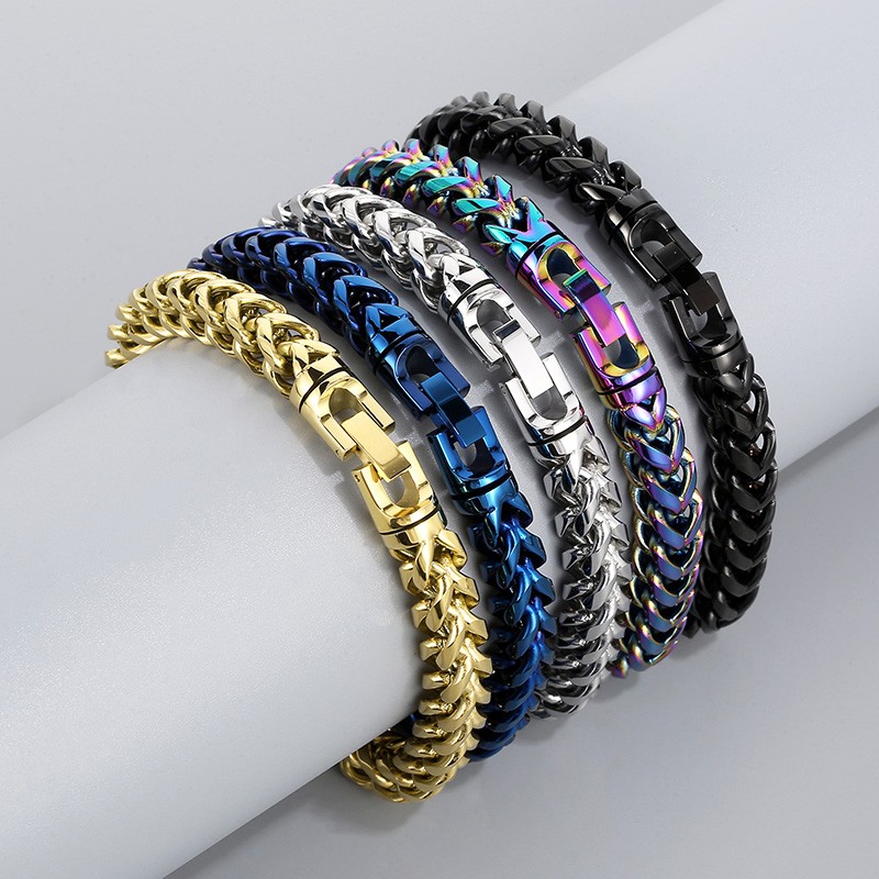Rainbow Bbracelet 10mm Hip Hop - Ceramic Link Bracelet 评论和价格