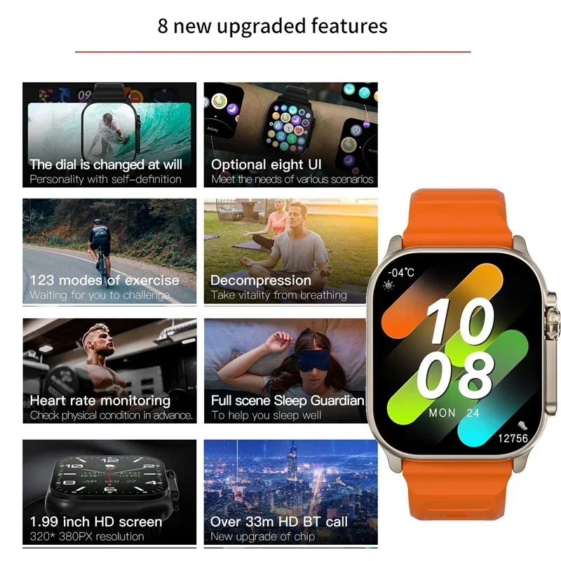 2026 New Men Smart Watch 2.01  - Smartwatch Instagram 评论和价格