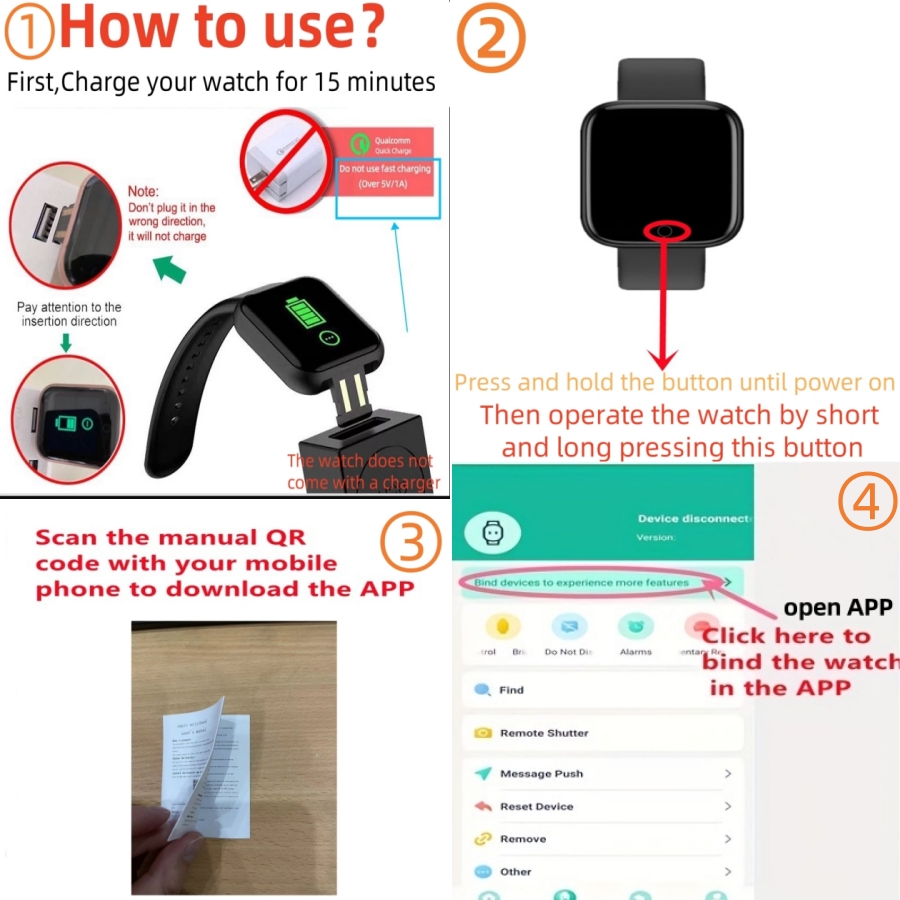Multifunctional Smart Watch Me - Smartwatch Instagram 评论和价格