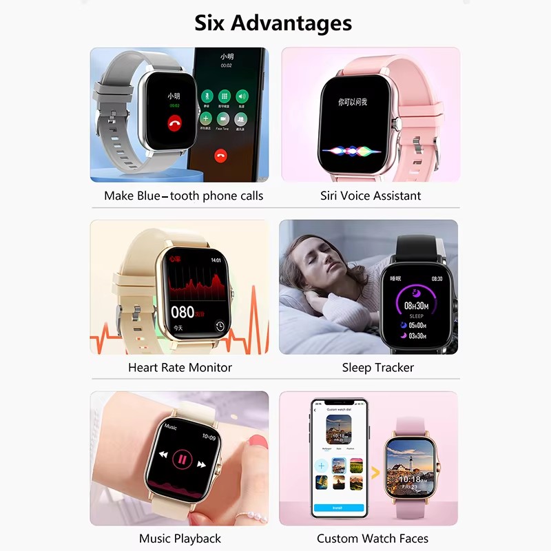 1.83'' Waterproof Smart Watch  - Smartwatch Instagram 评论和价格