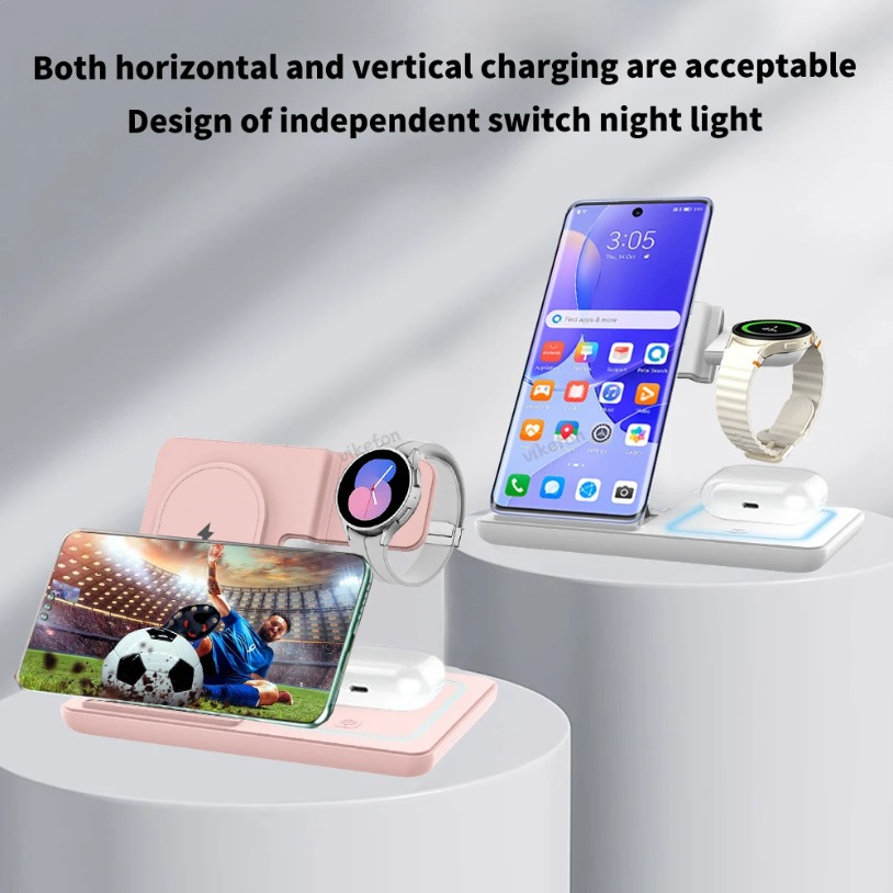 3 in 1 Foldable Wireless Charg - Smartwatch Ac 评论和价格