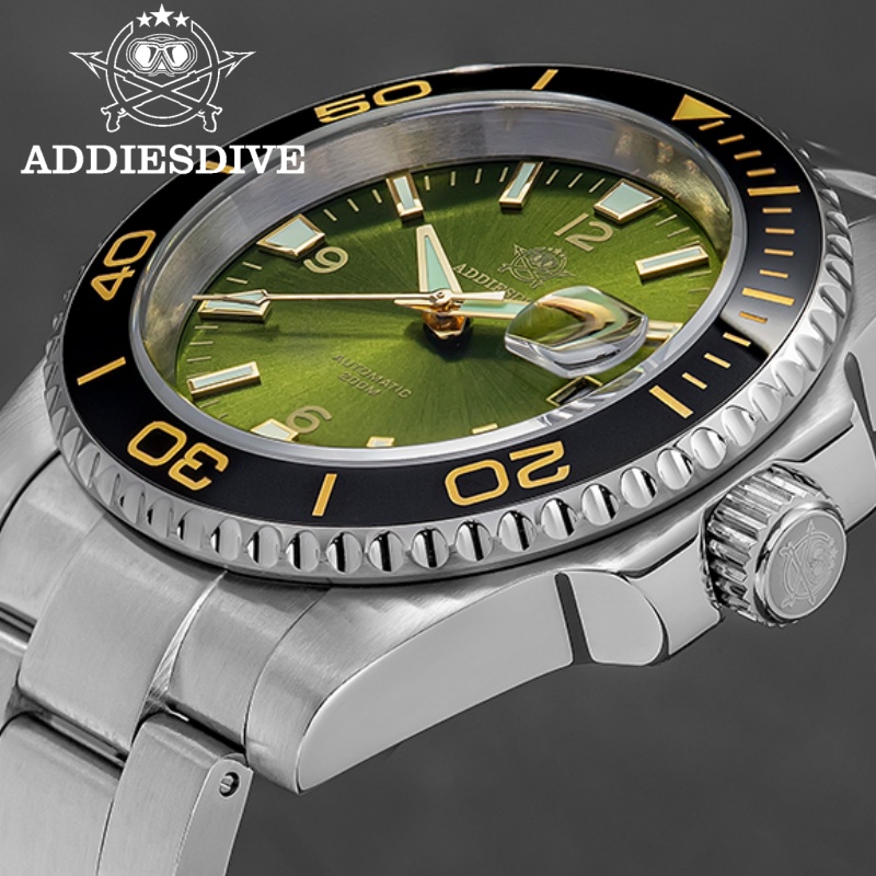 ADDIESDIVE AD2085 Man Diving W - Ceramic Link Bracelet 评论和价格