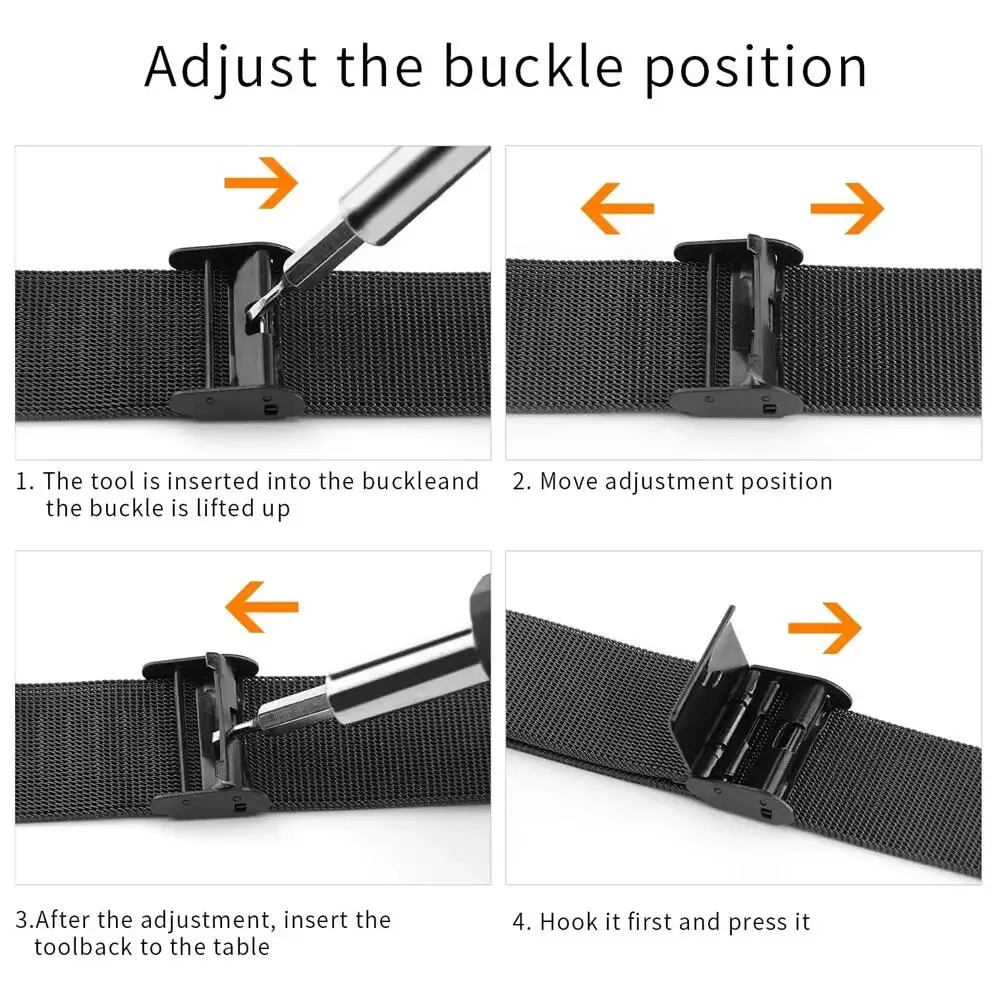 Metal Bands for Fitbit Versa 4 - Stainless Mesh Band 评论和价格