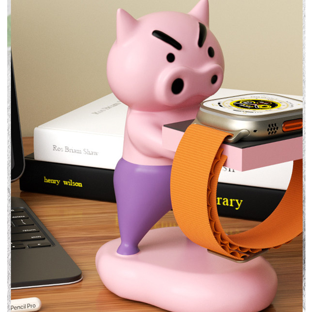 Cute Fashion Cartoon Pig Charg - Smartwatch Watch Accessories 评论和价格