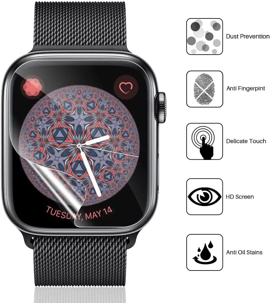 Screen Protector for Apple Wat - Watch Case Bumper 评论和价格