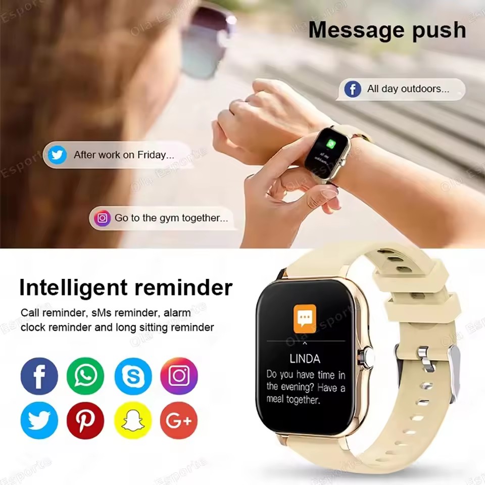 Smart watch with full touch sc - Smartwatch Instagram 评论和价格