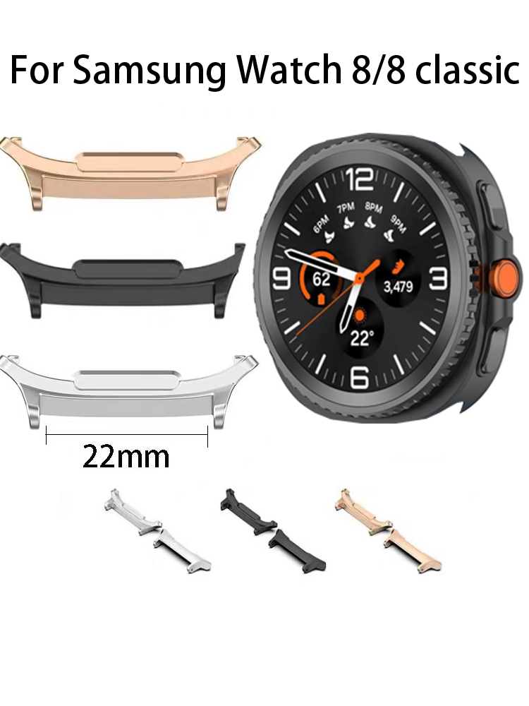 22mm WatchBand Connector for s - Smartwatch Watch Accessories 评论和价格
