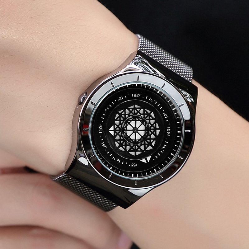 Geek Watches Men Minimalist Tu - Stainless Mesh Band 评论和价格