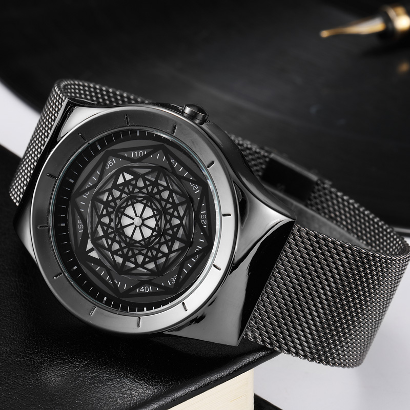 Geek Watches Men Minimalist Tu - Stainless Mesh Band 评论和价格